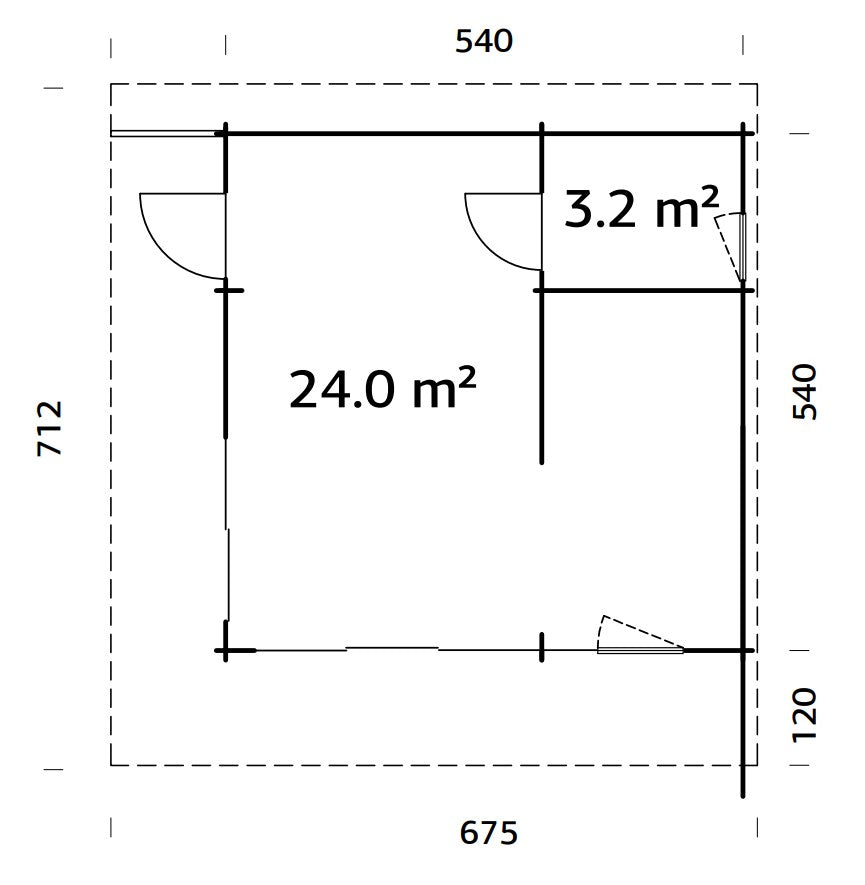 Cecilia 27,2 m2 Slide plus