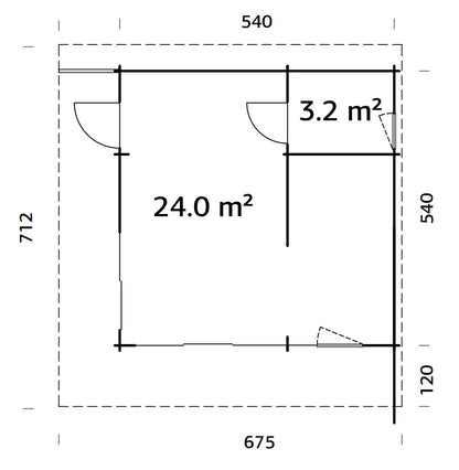 Cecilia 27,2 m2 Slide plus