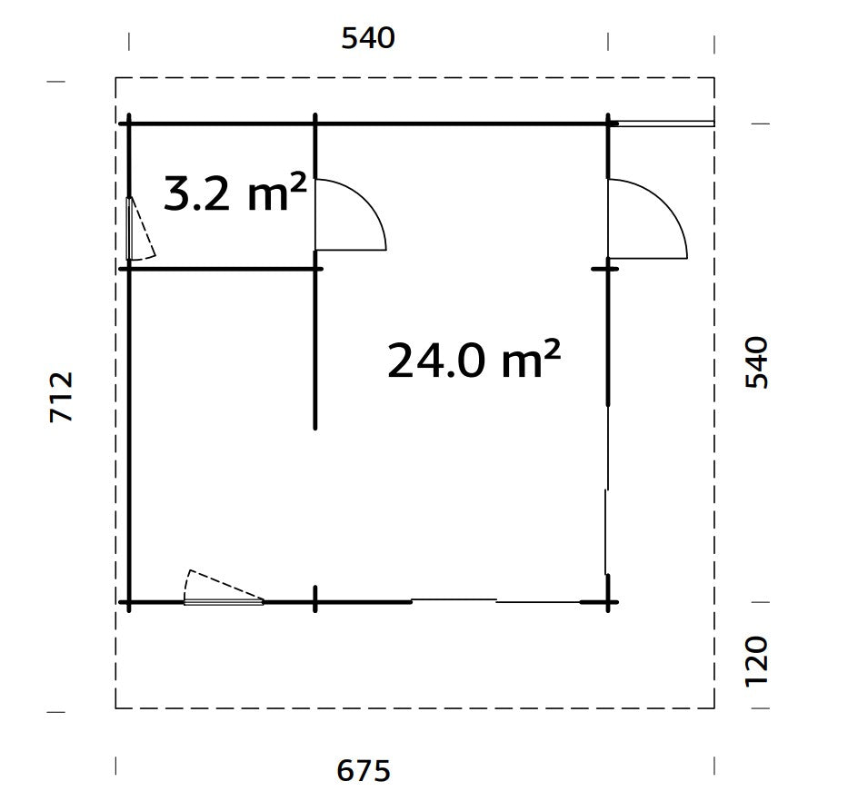 Cecilia 27,2 m2 Slide plus